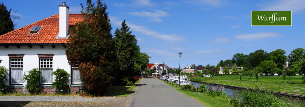 Haven van het dorp Warffum, Groningen