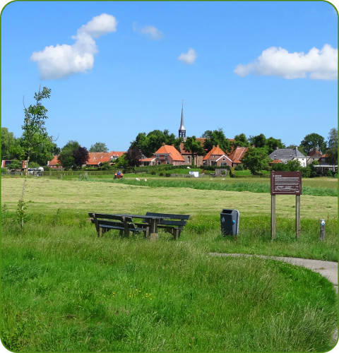 Het beschermde dorpsgezicht van wierdendorp Niehove, Groningen