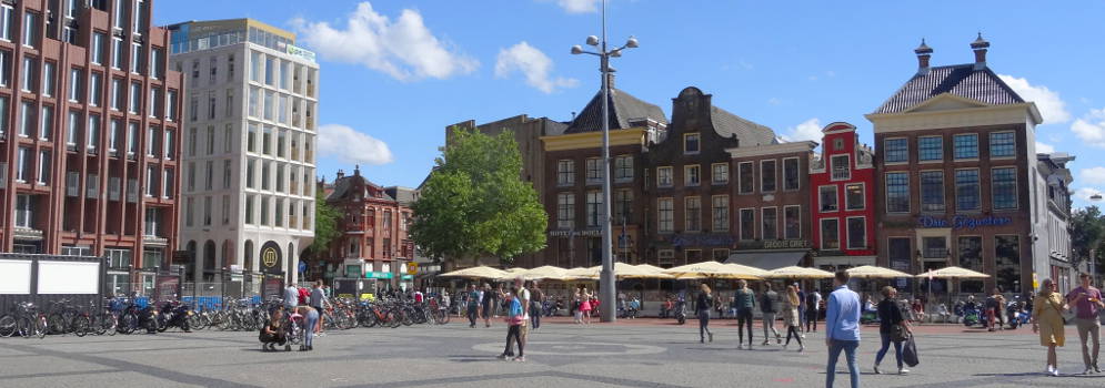 Grote Markt in de stad Groningen